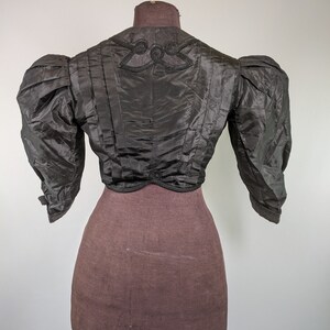 1900s Eton Jacket Antique Edwardian Historical Fashion Bolero image 7