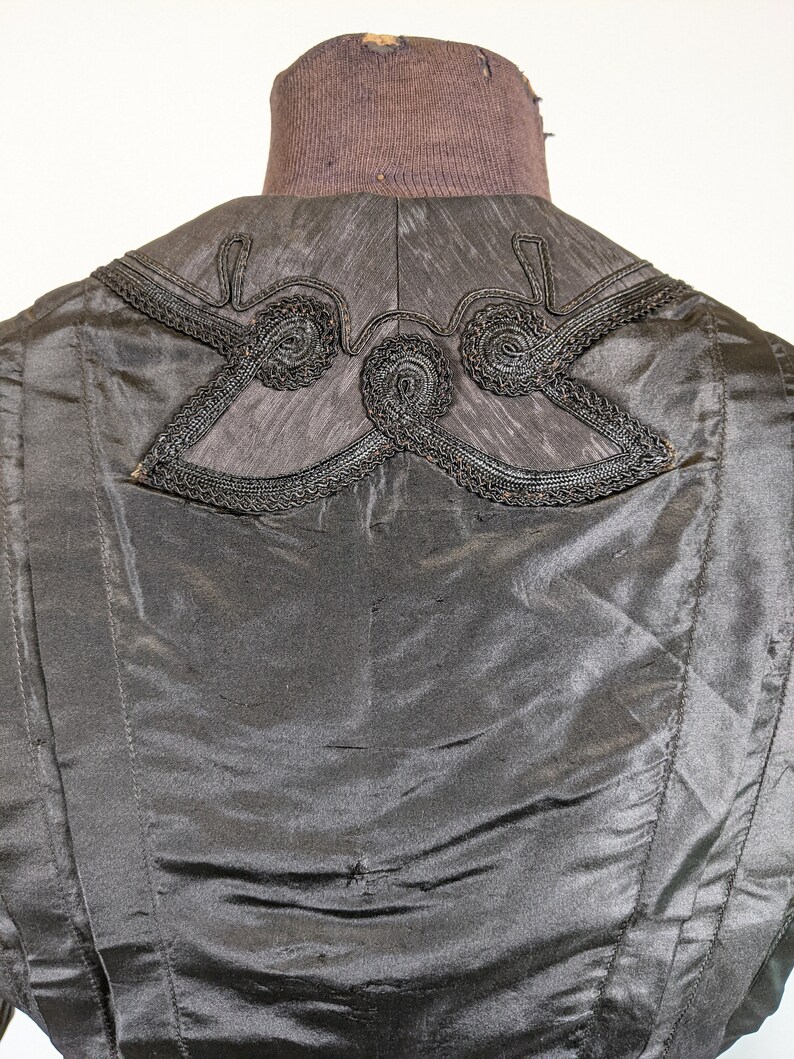 1900s Eton Jacket Antique Edwardian Historical Fashion Bolero image 9