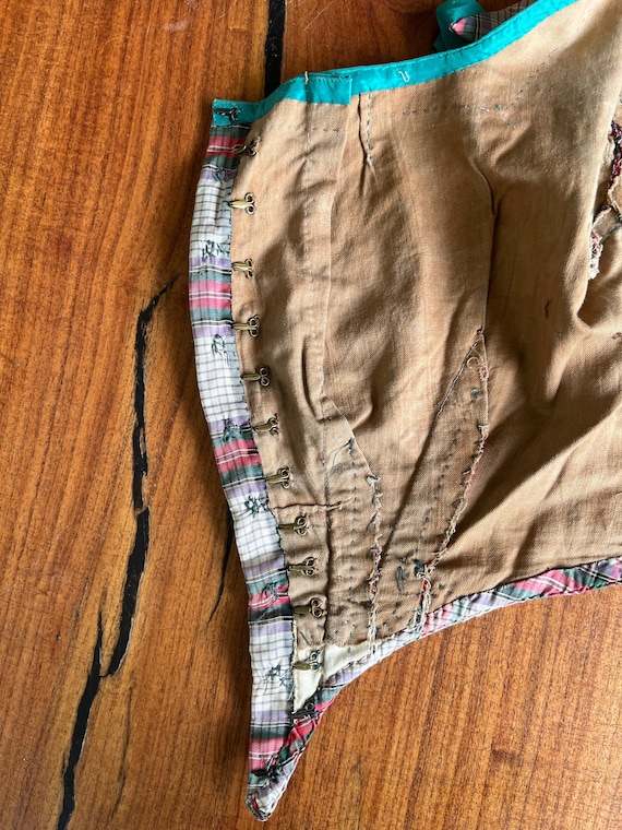 c. 1860s Silk Bodice | Antique Victorian Clothing… - image 7