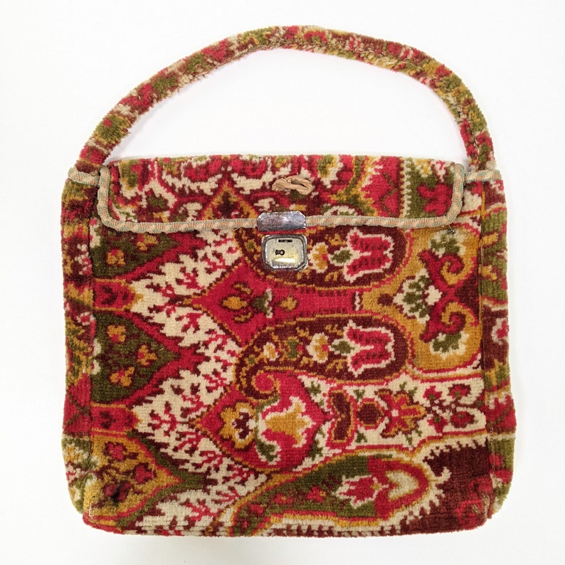 Mid19th C. Carpet Bag Antique Victorian 1860s 1870s Etsy UK