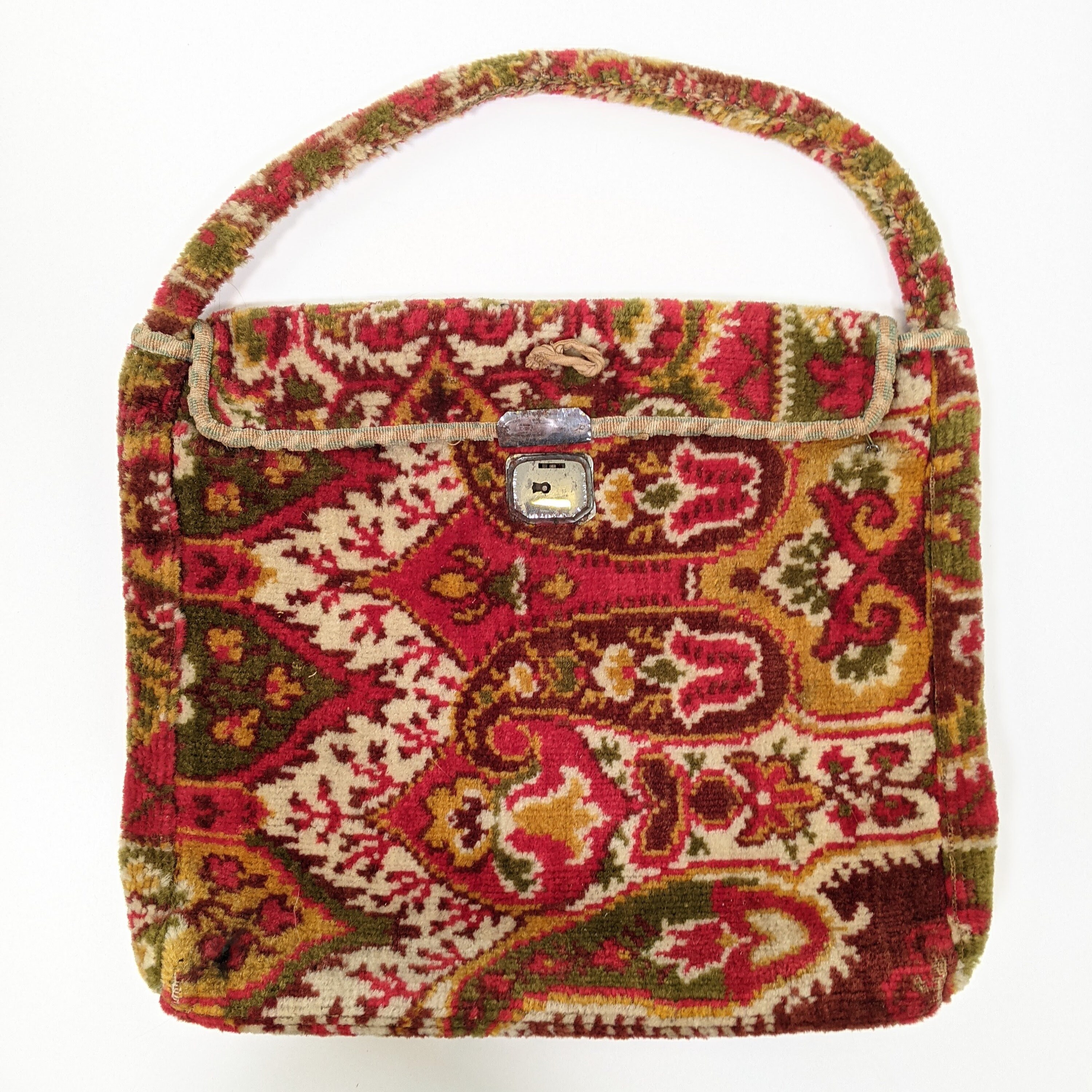 Mid19th C. Carpet Bag Antique Victorian 1860s 1870s Etsy UK