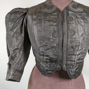 1900s Eton Jacket Antique Edwardian Historical Fashion Bolero image 2