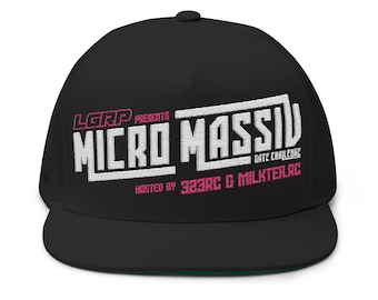 Flat Bill "Micro Massiv" Embroidered Hat