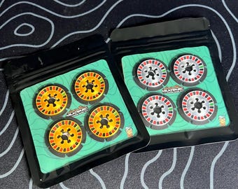 Roulette Custom Wheel Face for Injora’s 1.3" ModuWheel beadlock wheels