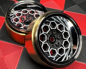 HexNine Custom Wheel Face for Injora’s 1.3" ModuWheel beadlock wheels