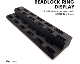 Beadlock Ring Display add-on to LGRP Scale Tire Rack