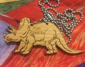 Triceratops Plant Based Necklace