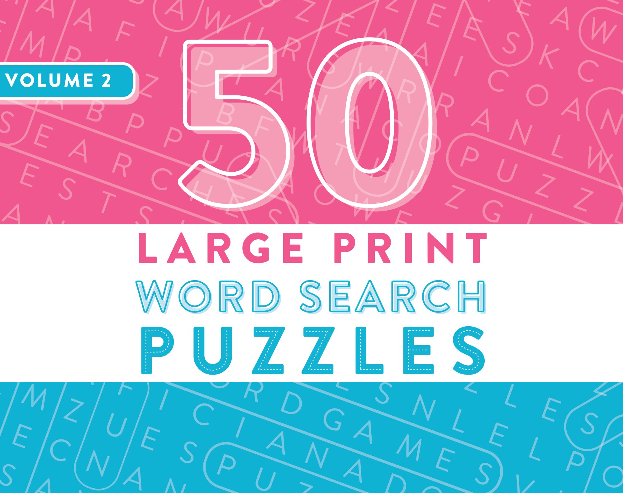 Large Print Word Search Puzzles Vol. 2 Printable Word - Etsy