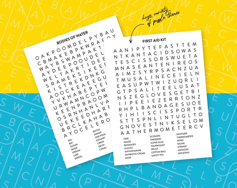 Large Print Word Search Puzzles — Vol. 3, Printable Word Games, Easy-to ...