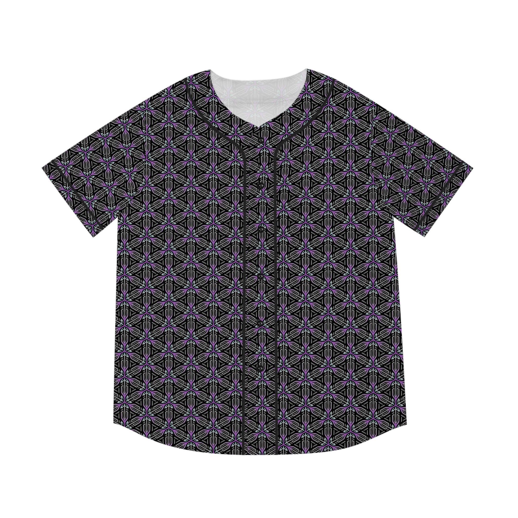 Flower of Life ~ Men's Baseball Jersey (AOP)