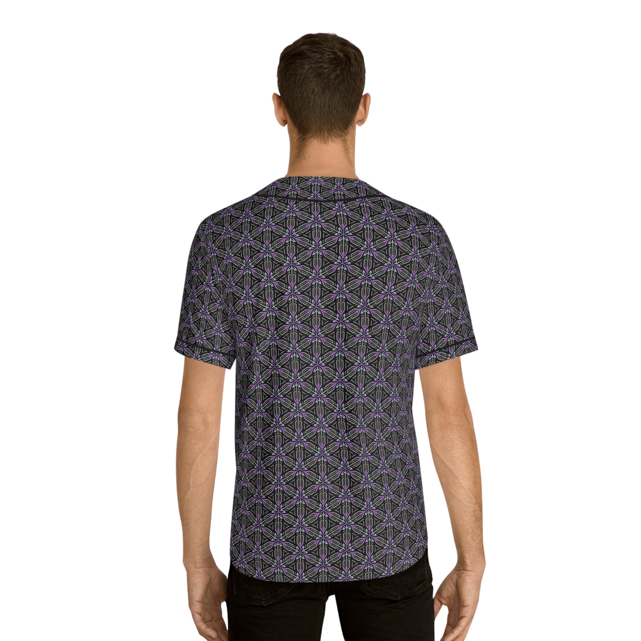 Flower of Life ~ Men's Baseball Jersey (AOP)