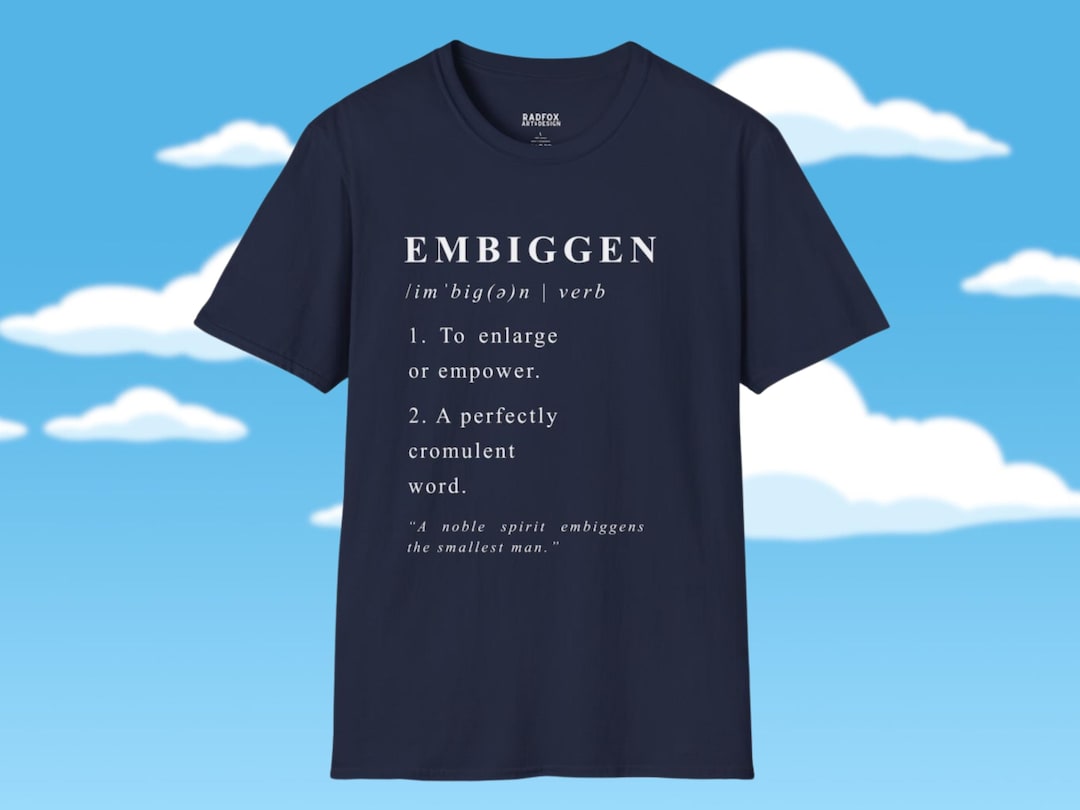 Embiggen Dictionary Entry T-shirt, Funny the Simpsons Meme Shirt, 90s ...