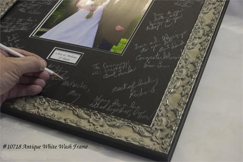 20x24 Signature Mat WITH Frame. Silver Gold White or Black Etsy