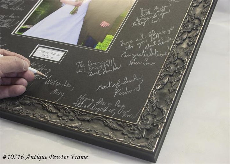 20x24 Signature Mat WITH Frame. Silver Gold White or Black Etsy