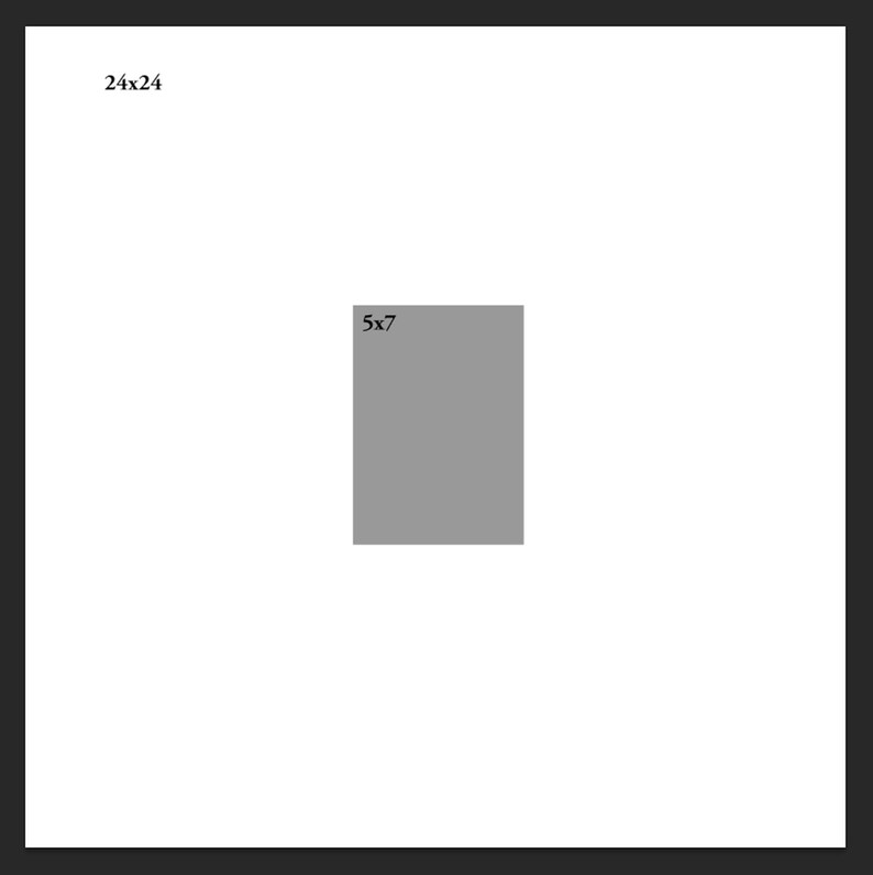 24x24 Signature Mat WITH Frame. Silver Gold White or Black Etsy