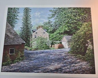 The River Road by Ray Byram - Giclee on paper - ~24.5 x 32