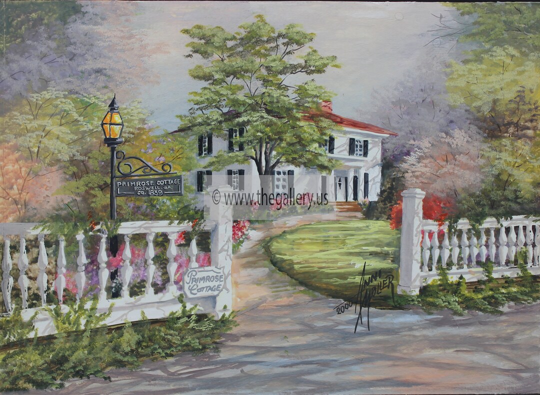 Roswell Primrose Cottage Print by Anni Moller Etsy Italia