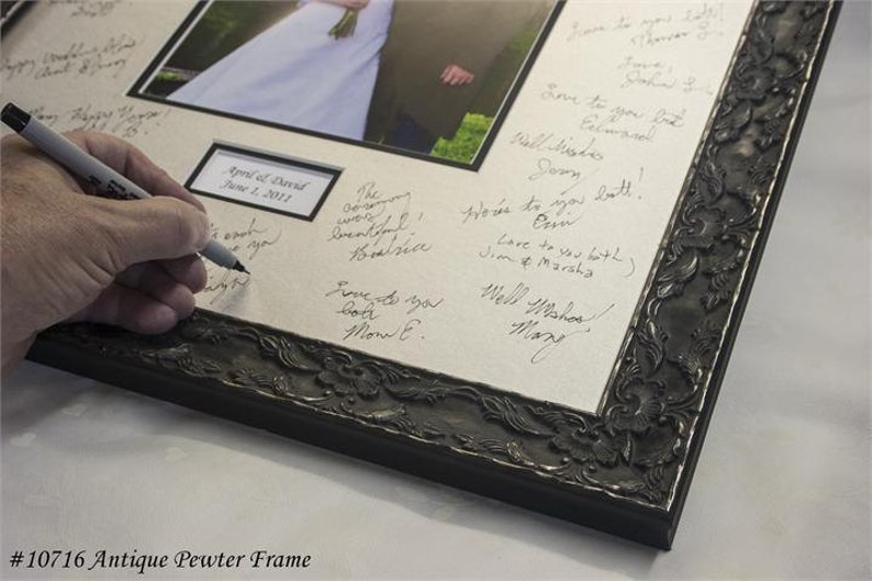 16x20 Signature Mat WITH Frame. Silver Gold White or Black Etsy