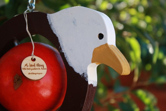 Eagle Bird Feeder Fruit Feeder Garden Decor Natural Bird Etsy
