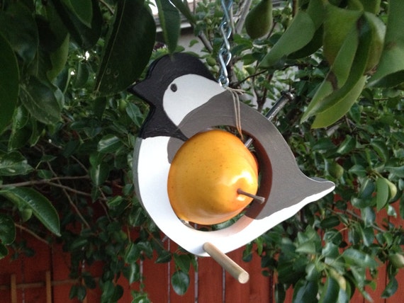 Chickadee Bird Feeder Fruit Feeder Suet Feeder Garden Etsy