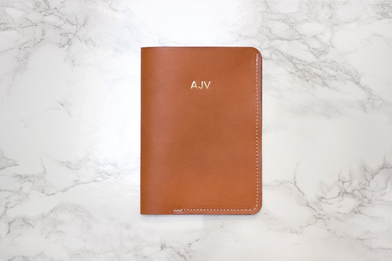 Custom Passport Cover Monogram Leather Passport Holder Full 