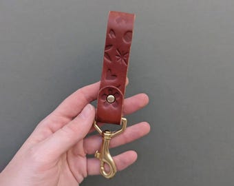 Little Bits Leather Keychain | Light + Paper x Fitzy Collab