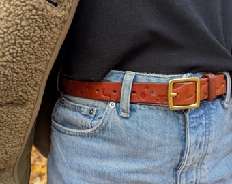 Little Bits Leather Belt | Limited Edition Light + Paper x FitzyDesign Collaboration