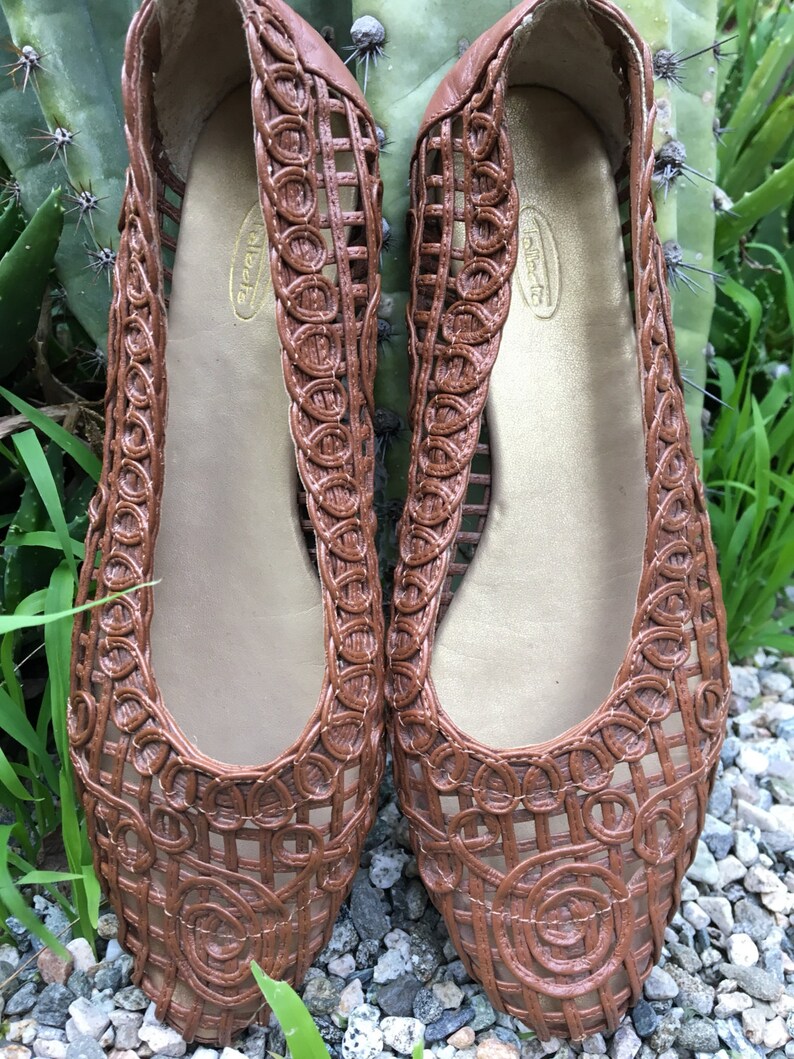 Talbots Slip on Flats Brown Size 6.5
