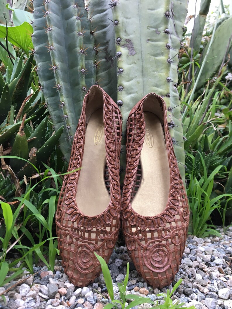 Talbots Slip on Flats Brown Size 6.5