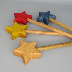 Magical Star Wand natural Oak