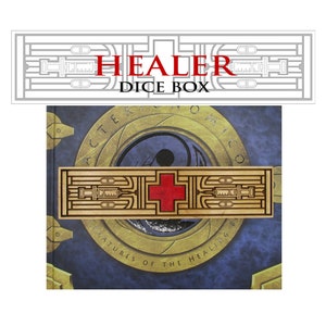 Dice Box - Healer Cleric Surgeon - RPG, Dungeons and Dragons, D&D, DnD, Pathfinder, Dice Vault, Gaming Accessories