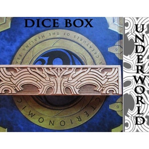 Dice Box - Underworld gate- RPG, Dungeons and Dragons, D&D, DnD, Pathfinder, Dice Vault, Gaming Accessories