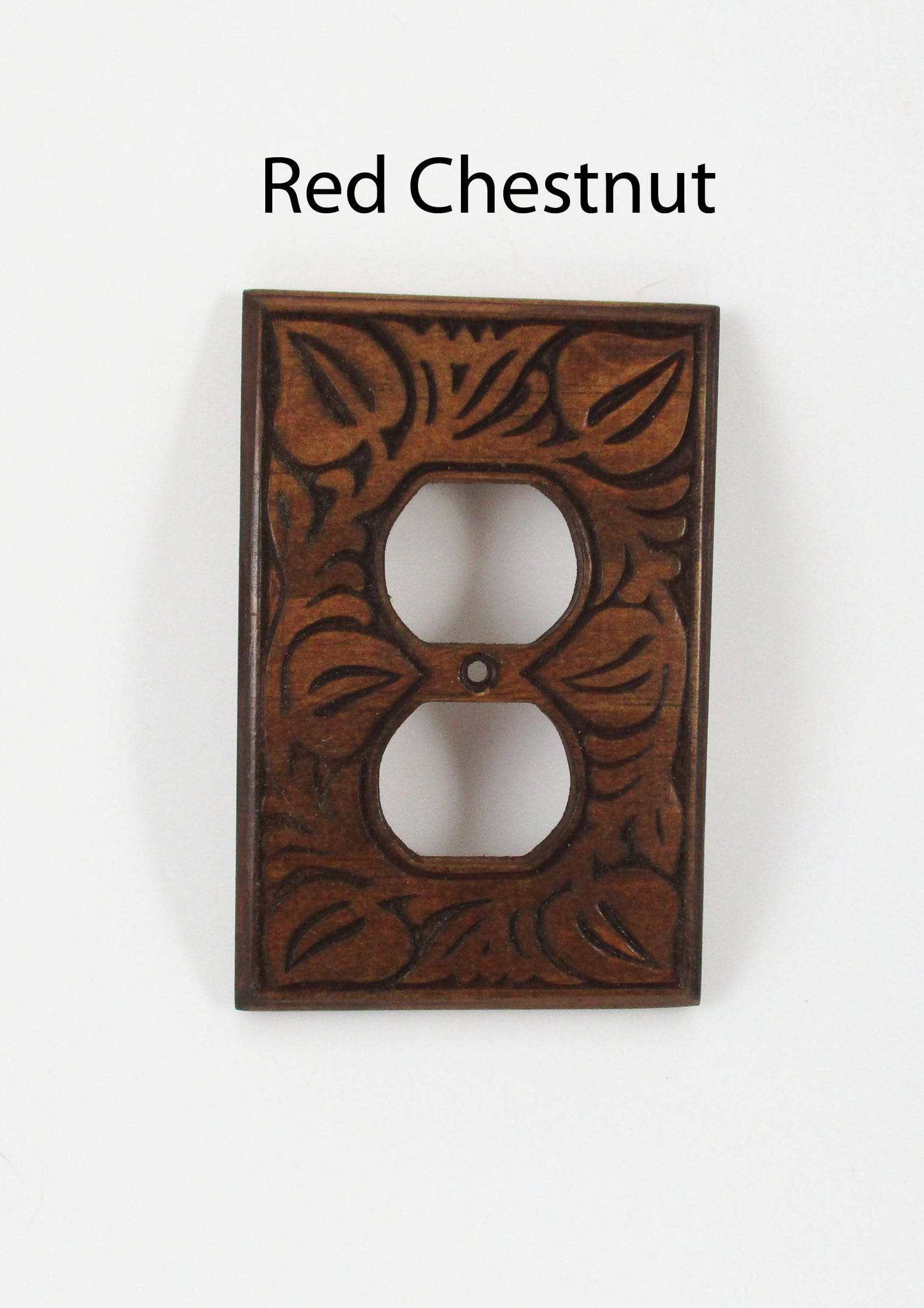 Floral Outlet Cover Plate comes in multiple colors Solid Etsy