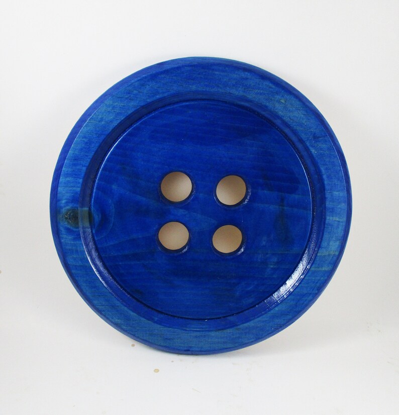 Huge Wooden Button Wall Hanging Etsy