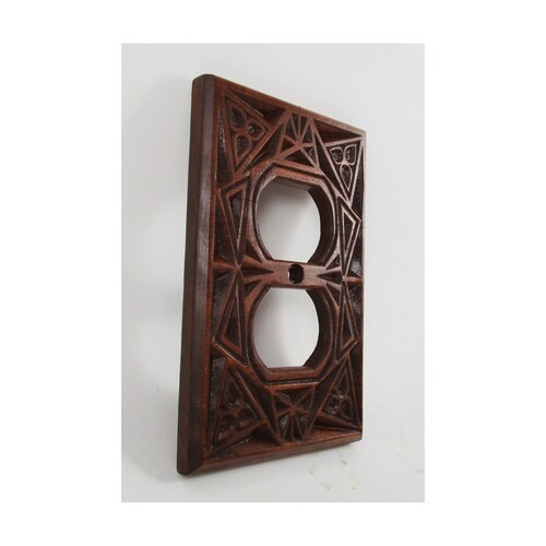 Forest Sanctuary Outlet Cover Plate comes in Multiple Colors Etsy