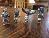 Set of 4 Kachina Pendants