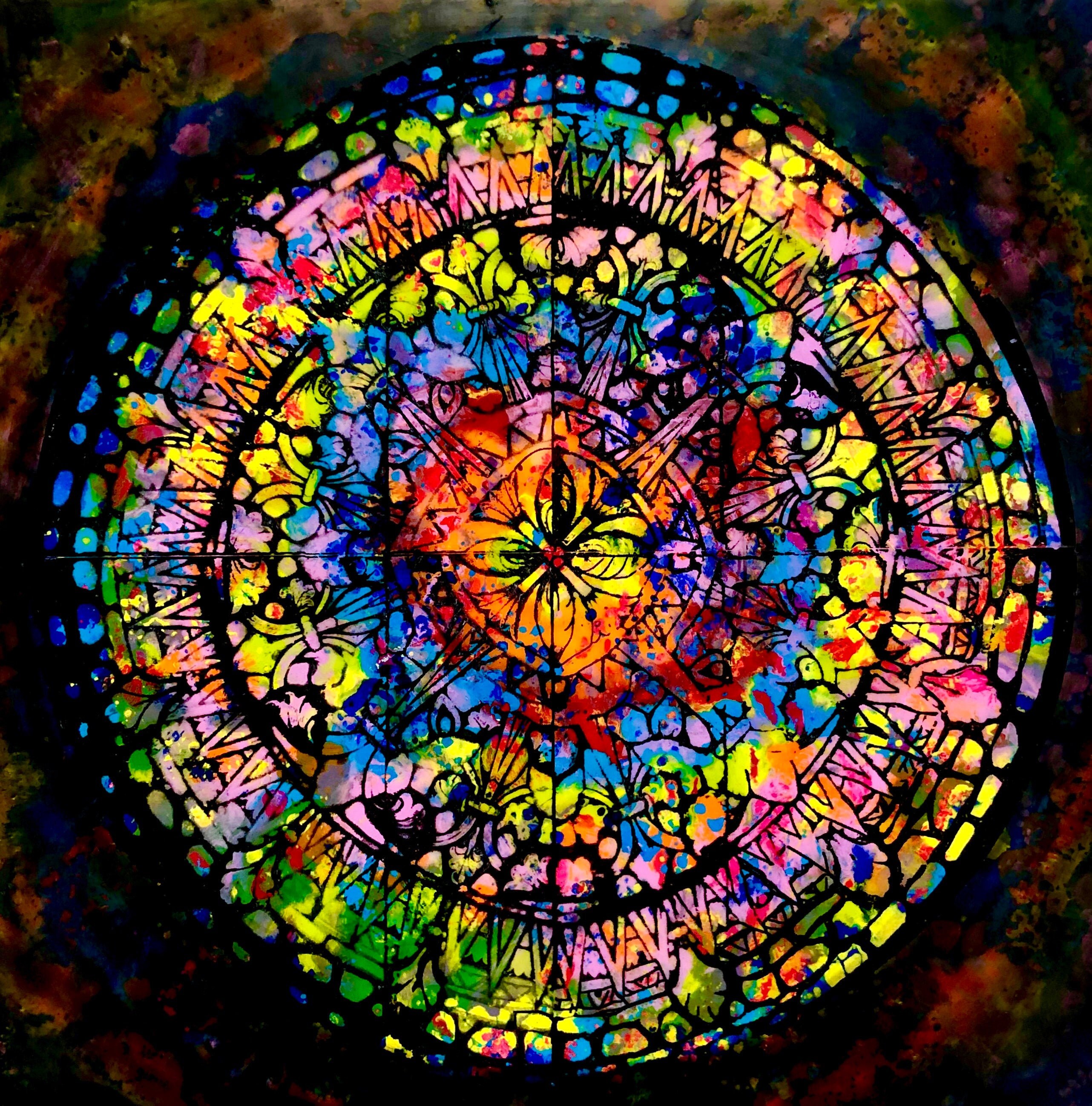 ステンドグラス No.4 Stained Glass #4 - Etsy