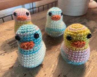 Easter Ducks - Hand crocheted duck