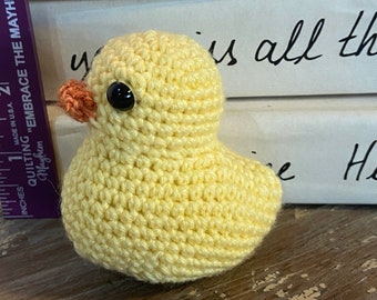Hand crocheted duck