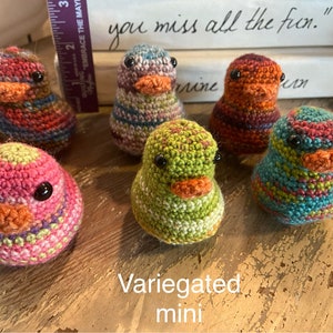 Hand Crocheted Ducks set of 6 image 7