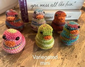 Hand Crocheted Ducks (set of 6)