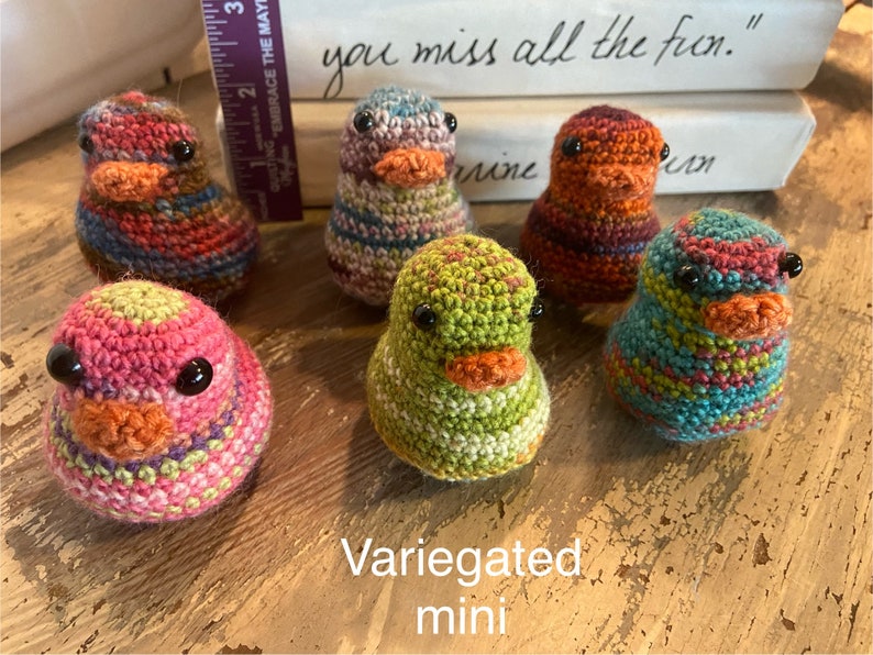 Hand Crocheted Ducks set of 6 image 7