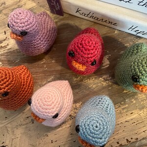 Hand Crocheted Ducks set of 6 image 6