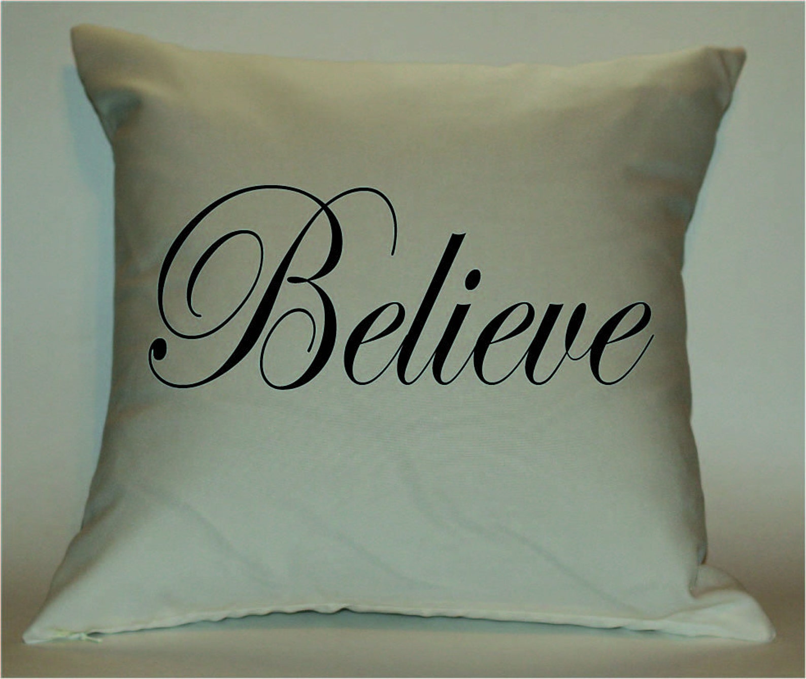 Inspirational Believe 18X18 Decorative Pillow Etsy
