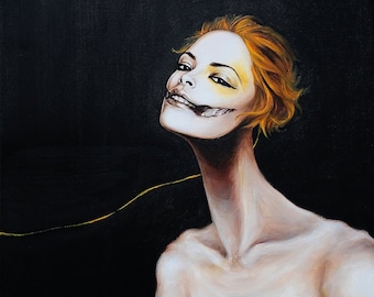 Original Oil Painting - "Black Widow" (June 2009)