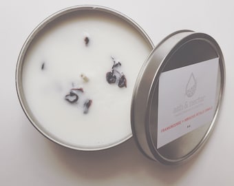 Frankincense + Hibiscus Petals Healing Candle