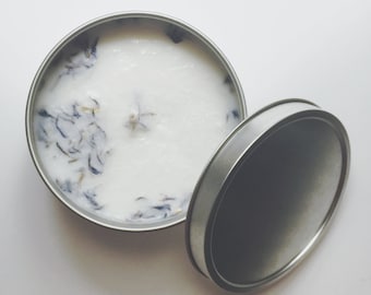 Jasmine + Cornflower Petals Healing Candle