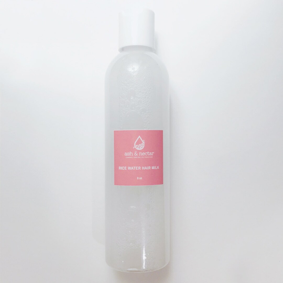 Rice Water Hair Milk new Recipe With Rosewater Etsy