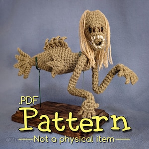 Patrón Amigurumi De Ganchillo Sirena De Fiji