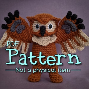 Owlbear Crochet Amigurumi Pattern